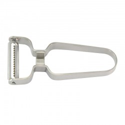 Gurmeaid Serrated Vegetable and Fruit Peeler, 75 mm, Black - Gurmeaid