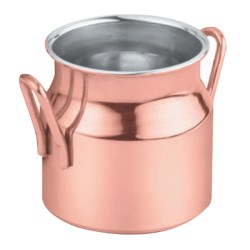 Gurmeaid Stainless Steel Milk Pot, 5x4.5 cm, Copper - Gurmeaid