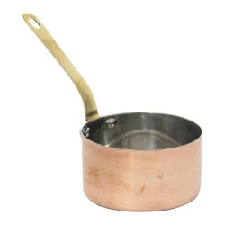 Gurmeaid Stainless Steel Mini Sauce and Frying Pan, 12 cm, Copper - Gurmeaid