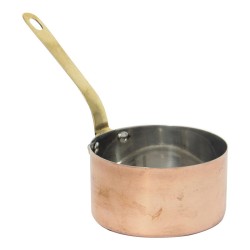 Gurmeaid Stainless Steel Mini Sauce and Frying Pan, 9 cm, Copper - Gurmeaid
