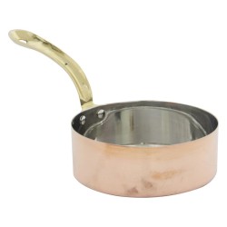 Gurmeaid Мини-сотейник из нержавеющей стали, 11x4,5 см, медный - Gurmeaid