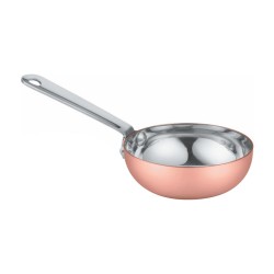 Gurmeaid Stainless Steel Mini Sauce Pan, 7.5 cm, Copper - Gurmeaid