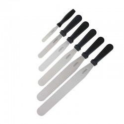 Gurmeaid Straight Spatula, Plastic Handle, 11 cm - Gurmeaid