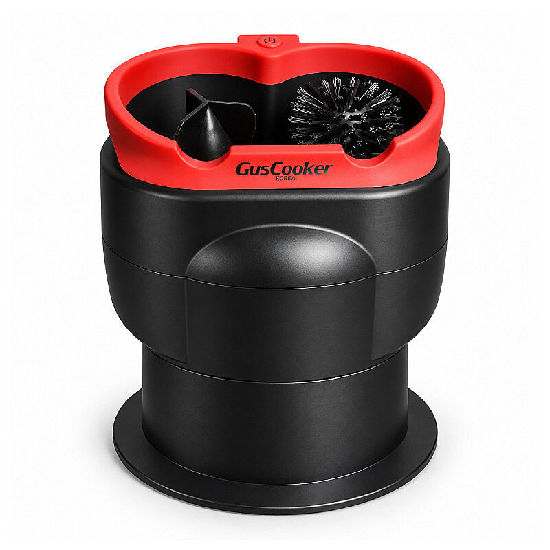GusCooker CL2 Setüstü Otomatik Portafiltre Temizleyici, Kırmızı - GusCooker