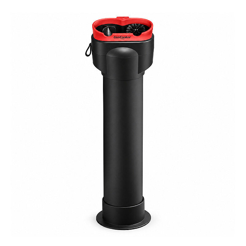 GusCooker CL2 Standlı Tip Otomatik Portafiltre Temizleyici, Kırmızı - GusCooker
