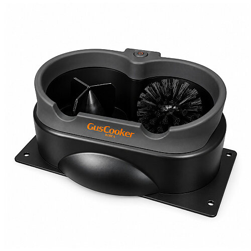 GusCooker CL2 Tezgaha Monte Otomatik Portafiltre Temizleyici, Siyah - GusCooker