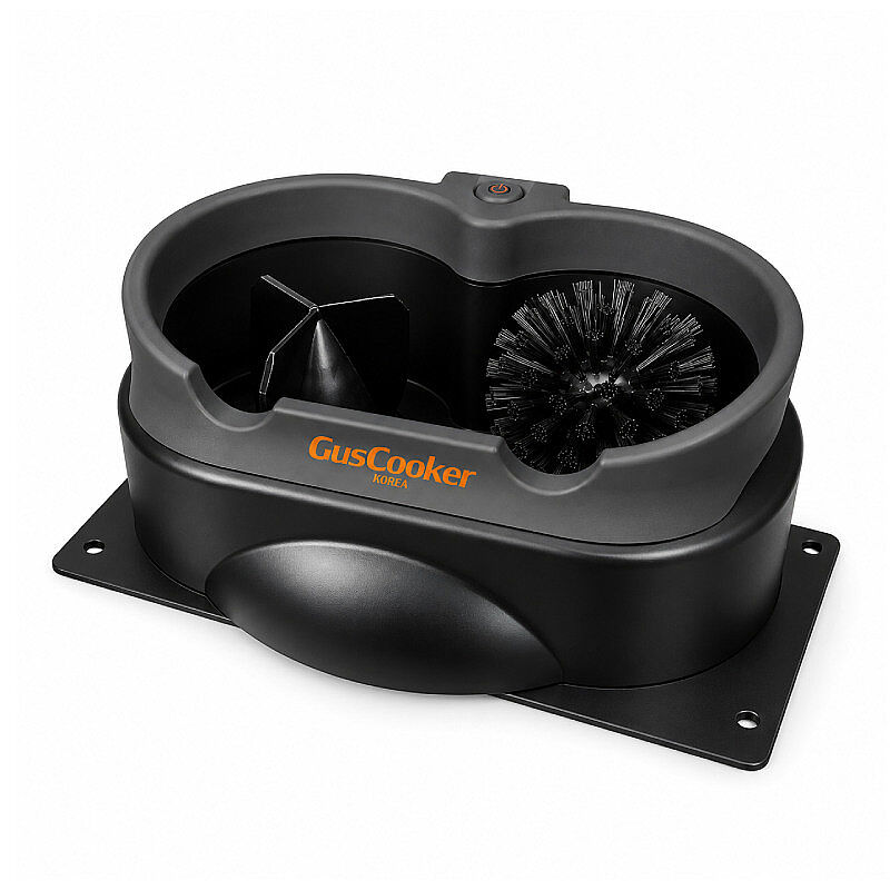 GusCooker CL2 Tezgaha Monte Otomatik Portafiltre Temizleyici, Siyah - GusCooker