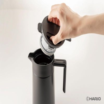 إبريق الخدمة المعزول Hario CHP-800-B، 800 مل، أسود - Hario