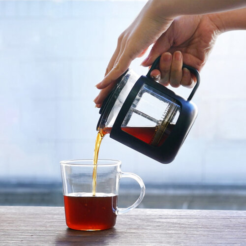 Hario CPU-2-B Cafe Press U French Press, 300 ml, Siyah - 2
