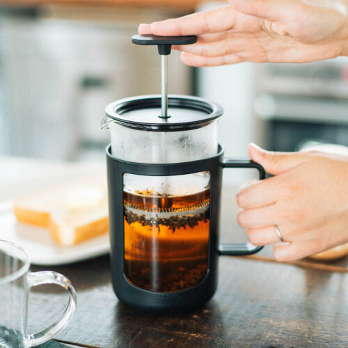 Hario CPU-4-B Cafe Press U French Press, 600 ml, Siyah - 2