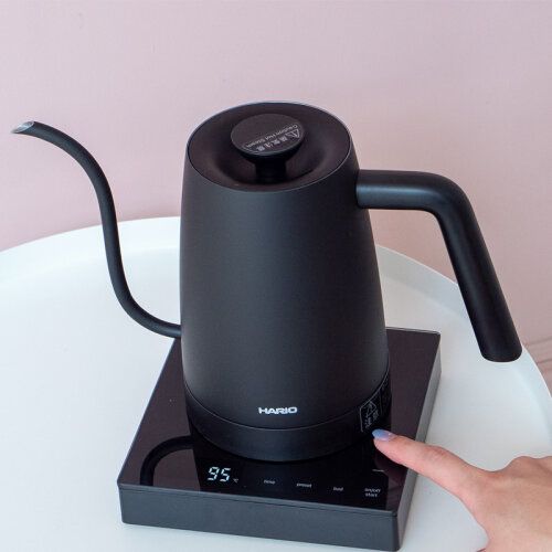 Hario ECK-80-B Lyra Isı Ayarlı Barista Kettle, 800 ml, Elektrikli, Siyah - 3