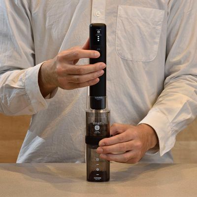 Hario EMS-1B Electro Solo Kahve Değirmeni Aparatı, Siyah - Hario