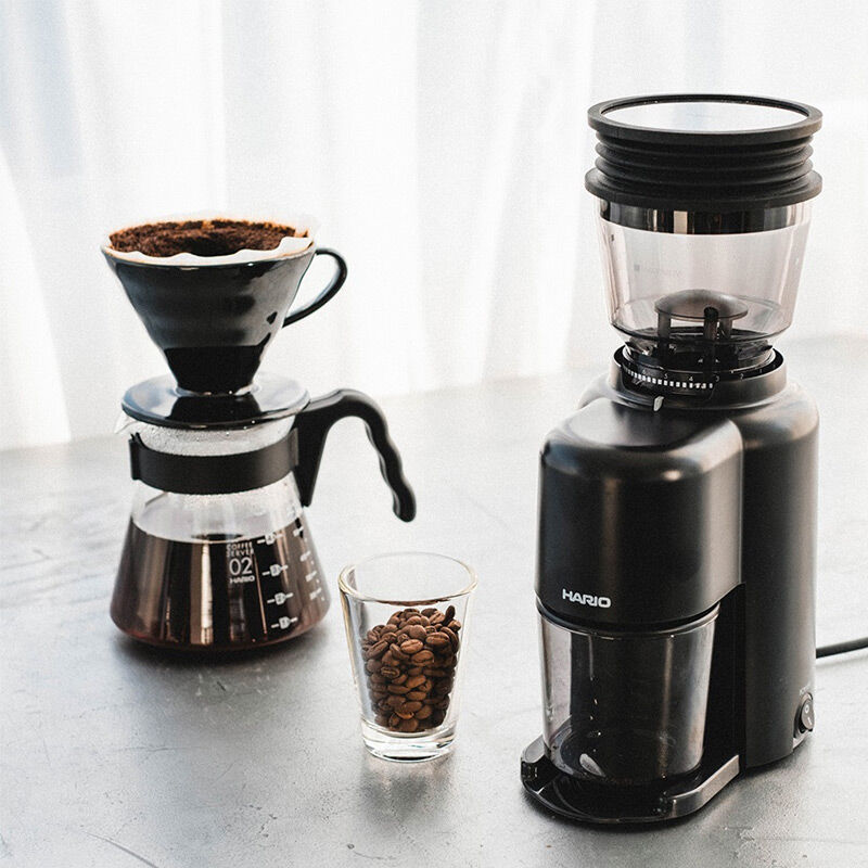 Hario EVCN-8B COMPACT N V60 Kahve Değirmeni, Elektrikli - Hario