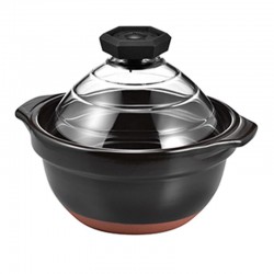 Hario GNR-200-B Gohangama Ceramic Rice Cooking Pot - Hario