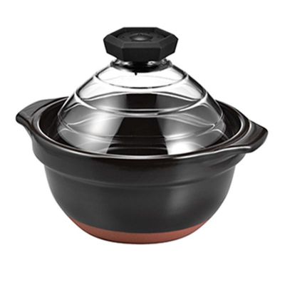 Hario GNR-200-B Gohangama Ceramic Rice Cooking Pot - Hario