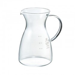 Hario HCD-600T V60 02 إبريق قهوة زجاجي، 600 مل - 1