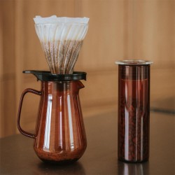 Hario HCT-600-AB Colors Кувшин для чайно-кофейного сервиза, 600 мл, янтарный - 2