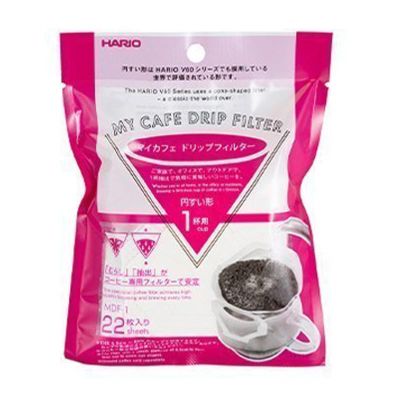 Hario MDF-1 My Cafe Dripper Filter, 22 Pieces - Hario