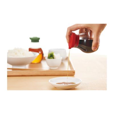 Hario OMPS-120-R Soya Sauce Bottle 120 ml, Red - Hario