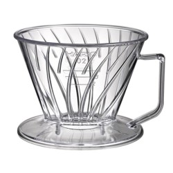 Hario PED-02-T Pegasus 02 Plastic Dripper, Clear - Hario