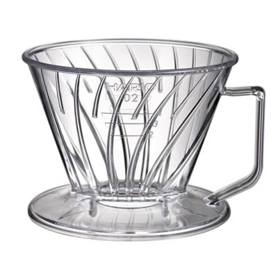 Hario PED-02-T Pegasus 02 Plastik Dripper, Şeffaf - Hario