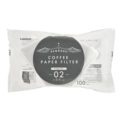 Hario PEF-02-100W Pegasus 02 Dripper Filtresi, 100 Adet - 1