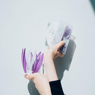 Hario RIB-6-TPU Suiren 6-Piece Rib Set, Purple - Hario