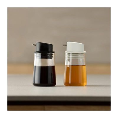 Hario SYO-100-PGR One Push Soya Sos Şişesi, 80 ml, Gri - Hario