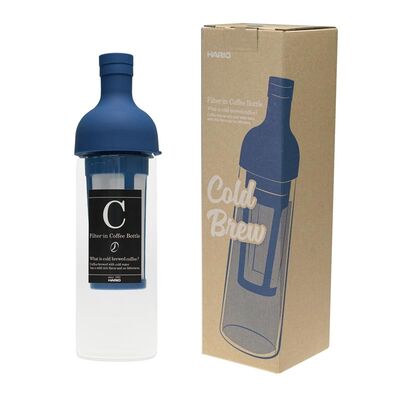 Hario FIC-70-YB Soğuk Demleme Filtreli Şişe, 650 ml, Mavi - 2