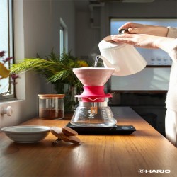 Hario SSDC-02-BEP V60 مفتاح تنقيط سيراميك الغاطس V60، بيمبي - 5