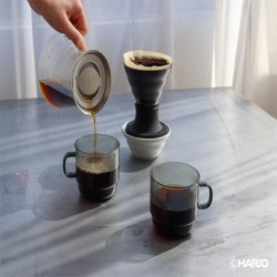 Hario SSDC-02-SMB V60 Immersion Seramik Dripper Switch, Siyah - 6