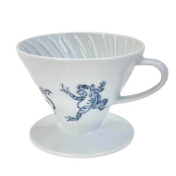 Hario T-VDC-02-W-CG Tachikichi V60 02 Dripper, Cho-ju-giga - 1