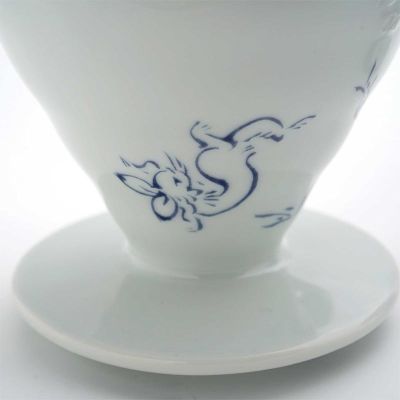 Hario T-VDC-02-W-CG Tachikichi V60 02 Dripper, Cho-ju-giga - 3