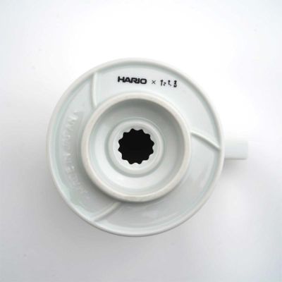 Hario T-VDC-02-W-CG Tachikichi V60 02 Dripper, Cho-ju-giga - 5