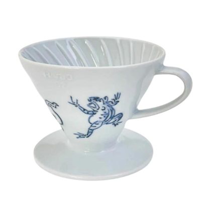 Hario T-VDC-02-W-CG Tachikichi V60 02 Dripper, Cho-ju-giga - Hario