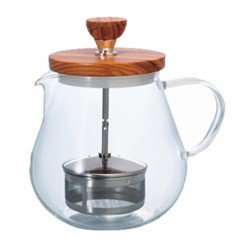 Hario TEO-70-OV Pull Up Tea Maker, Teaor Wood, 700 ml - 1