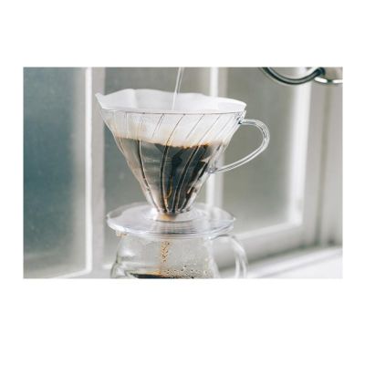 Hario VD-02T-UEX V60 02 Plastik Dripper ve 40'lı Filtre Kağıdı Seti, Şeffaf - 3