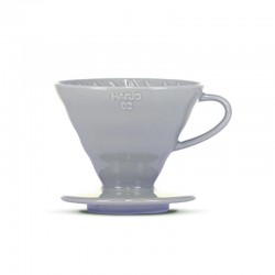 Hario VDC-02-GR V60 02 Seramik Dripper, Gri - 1