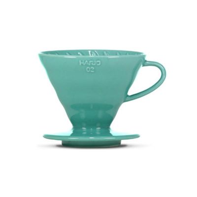 Hario VDC-02-TQ V60 02 Seramik Dripper, Turkuaz - 1