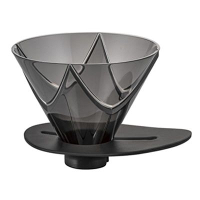 Hario VDMU-02-TB V60 Mugen Plastik Dripper, Siyah - 1