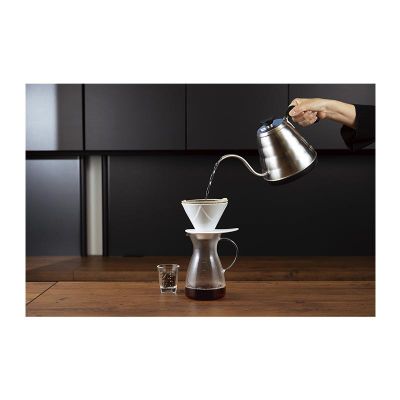 Hario VDMU-02-CW V60 Mugen Seramik Dripper, Beyaz - 3