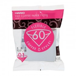Hario VCF-01-100W V60 01 Dripper Filtresi, 100 Adet - Hario