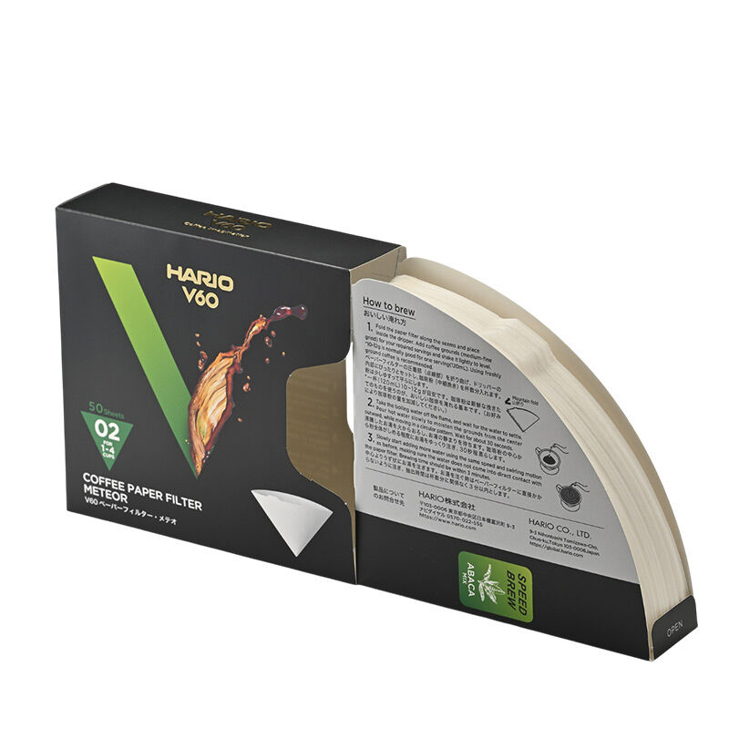 Hario VCF-02-50MT V60 02 Meteor Dripper Filtresi, 50 Adet - Hario