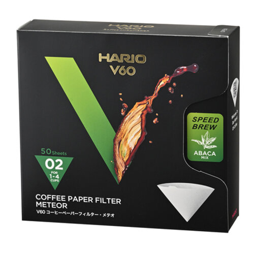 Hario VCF-02-50MT V60 02 Meteor Dripper Filtresi, 50 Adet - 1