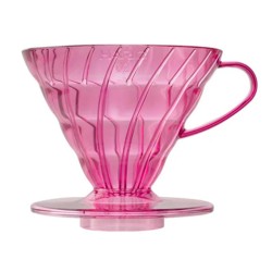 Hario VD-02-TPP-A Juicee V60 02 Dripper, Pembe - Hario