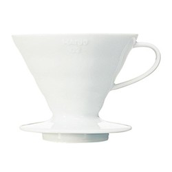 Hario VD-02W V60 02 Plastic Dripper, White - Hario