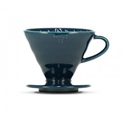 Hario VDC-02-IBU V60 02 Seramik Dripper, Indigo Mavi - Hario