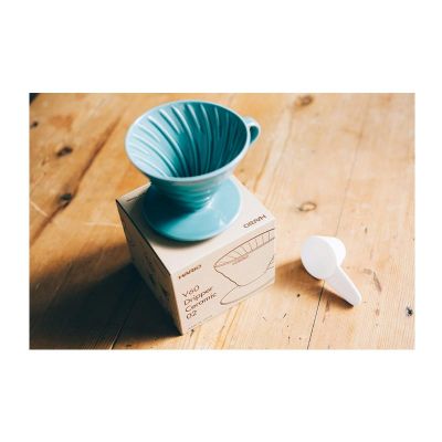 Hario VDC-02-TQ V60 02 سقاية سيراميك، تركواز - Hario