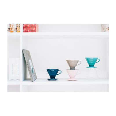 Hario VDC-02-TQ V60 02 سقاية سيراميك، تركواز - Hario