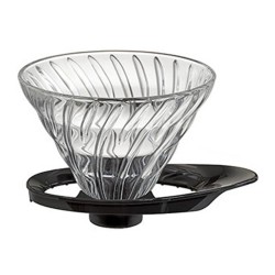 Hario VDGR-02-B V60 02 Cam Dripper, Siyah - 1